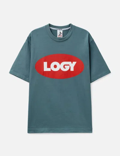 Bape Logy T-shirt In Blue