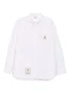 Bape Long-sleeved Shirt In White