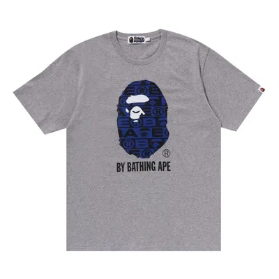 Pre-owned Bape Lux Sport Pattern By Bathing Ape Tee 'grey'