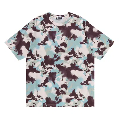 Pre-owned Bape Map Camo Ape Head One Point Tee 'multicolor' | Multi-color | Men's Size S