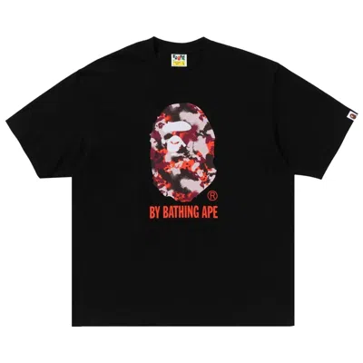 Pre-owned Bape Map Camo By Bathing Ape Relaxed Fit Tee 'black' | Men's Size L