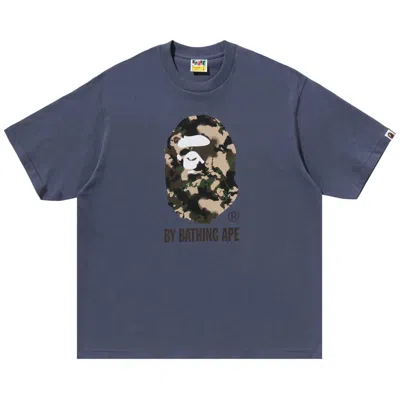 Pre-owned Bape Map Camo By Bathing Ape Relaxed Fit Tee 'charcoal' | Grey | Men's Size Xl