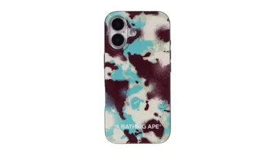 Pre-owned Bape Map Camo Iphone 16 Case In Multi