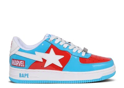 Bape Marvel X Sta 'captain America' In Blue