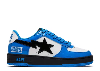 Bape Marvel X Sta 'mr. Fantastic & Invisible Woman' In Blue