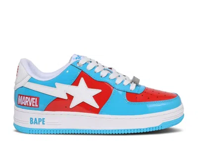 Bape Marvel X Wmns Sta 'captain America' In Blue