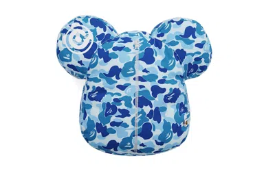 Pre-owned Bape Medicom Abc Bear Cushion In Blue