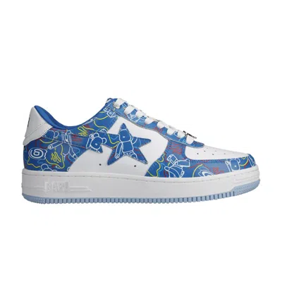 Pre-owned Bape Medicom Toy X Sta Low M2 'be@r Camo - Blue' | Men's Size 8