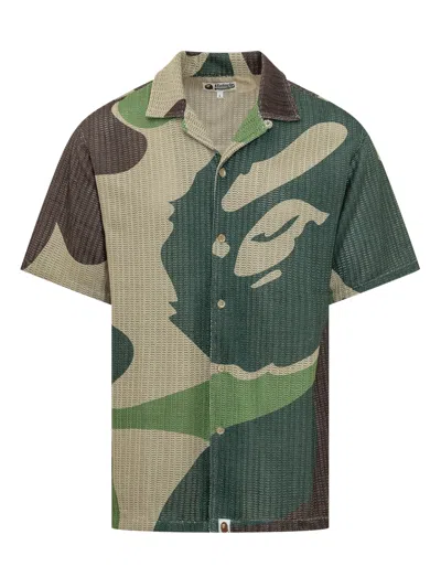 Bape Mega Abc Camo Shirt In Multi