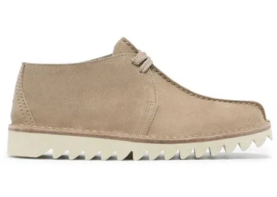 Pre-owned Bape Men's A Bathing Ape  Center Seam Sneakers In Beige