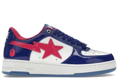Pre-owned Bape Men's A Bathing Ape  Sta #1 Sneakers In Blue
