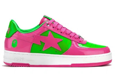 Pre-owned Bape Men's A Bathing Ape  Sta #1 Sneakers In Pink