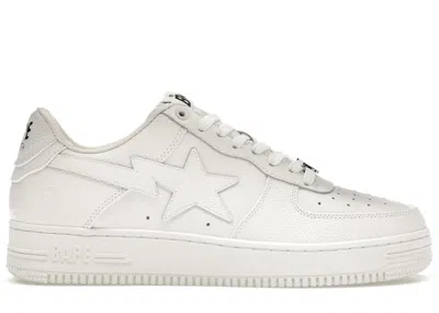 Pre-owned Bape Men's A Bathing Ape  Sta (2023) Sneakers In Ivory/white