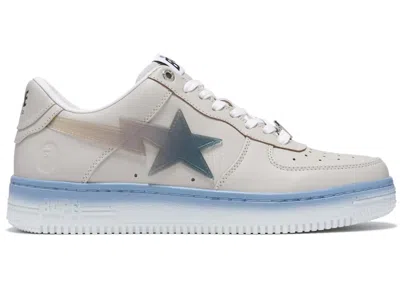 Pre-owned Bape Men's A Bathing Ape  Sta #5 Gradient Sneakers In Beige/blue In Multi