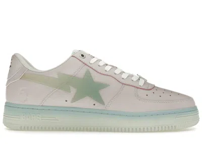 Pre-owned Bape Men's A Bathing Ape  Sta #5 Gradient Sneakers In Purple/blue
