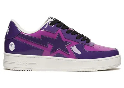 Pre-owned Bape Men's A Bathing Ape  Sta Icon M2 Sneakers In Purple