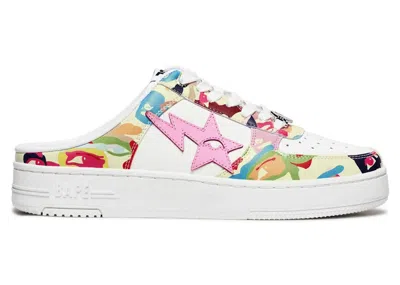 Pre-owned Bape Men's A Bathing Ape  Sta Mule Kidsuper Sneakers In Color/white In Multi