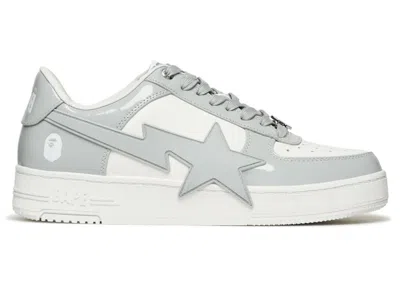Pre-owned Bape Men's A Bathing Ape  Sta Os #3 M2 Sneakers In Gray