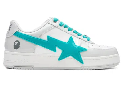 Pre-owned Bape Men's A Bathing Ape  Sta Os Feature Exclusive M2 Sneakers In Grey/blue