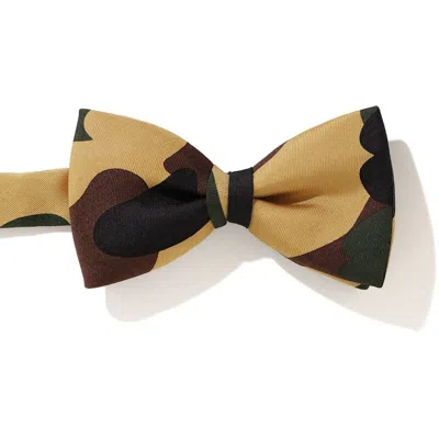 Pre-owned Bape Men's  1st Camo Bow Tie (fw20) In Yellow