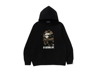 Pre-owned Bape Men's  1st Camo By Bathing Ape Pullover Hoodie In Black