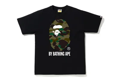 Pre-owned Bape Men's  1st Camo By Bathing Ape Tee Shirt In Black/green
