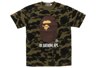 Pre-owned Bape Men's  1st Camo By Bathing Ape Tee Shirt In Green
