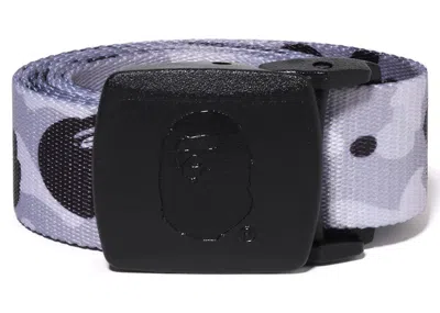 Pre-owned Bape Men's  1st Camo Gi Belt (ss24) In Gray