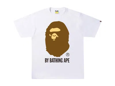 Pre-owned Bape Men's  A Bathing Ape By Bathing Ape Tee Shirt In White