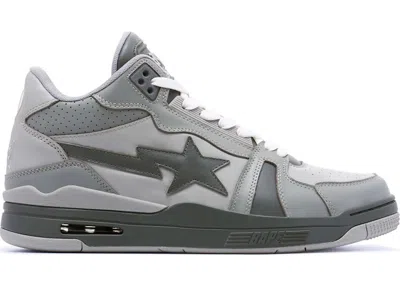 Pre-owned Bape Men's  A Bathing Ape Clutch Sta Sneakers In Grey In Gray