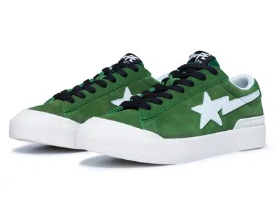 Pre-owned Bape Men's  A Bathing Ape Mad Sta Sneakers In Green/black/white In Multi
