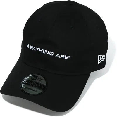 Pre-owned Bape Men's  A Bathing Ape New Era 9twenty Cap In Black