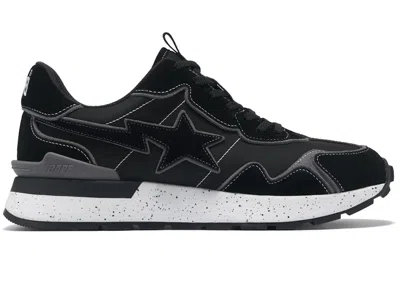 Pre-owned Bape Men's  A Bathing Ape Road Sta Express #1 Sneakers In Black/grey In Multi