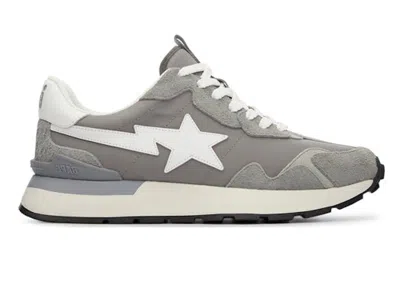 Pre-owned Bape Men's  A Bathing Ape Roadsta Express Sneakers In Grey/white
