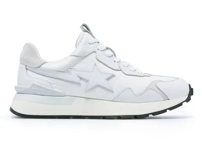 Pre-owned Bape Men's  A Bathing Ape Roadsta Express Sneakers In White