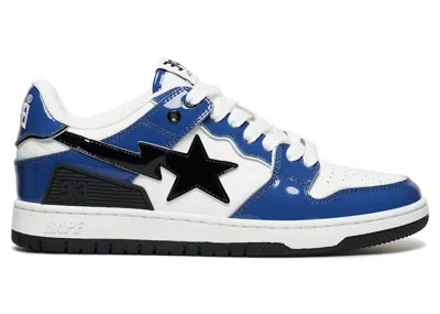 Pre-owned Bape Men's  A Bathing Ape Sk8 Sta #2 Sneakers In Blue