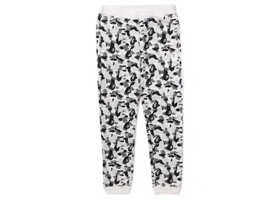 Pre-owned Bape Men's  Abc Camo Crystal Stone Sweat Pants In Gray