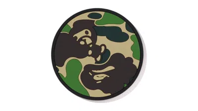 Pre-owned Bape Men's  Abc Camo Milo Coaster In Green