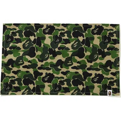 Pre-owned Bape Men's  Abc Camo Place Mat (ss21) In Green