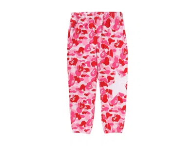 Pre-owned Bape Men's  Abc Camo Sweatpant In Pink