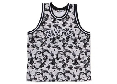 Pre-owned Bape Men's  Abc Camo Tank Top In Grey
