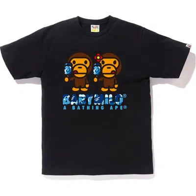 Pre-owned Bape Men's  Abc Milo Ice Pop Summer Tee Shirt In Black/blue