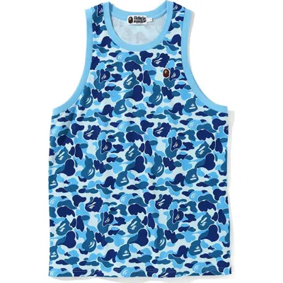 Pre-owned Bape Men's  Abc One Point Tank Top In Blue