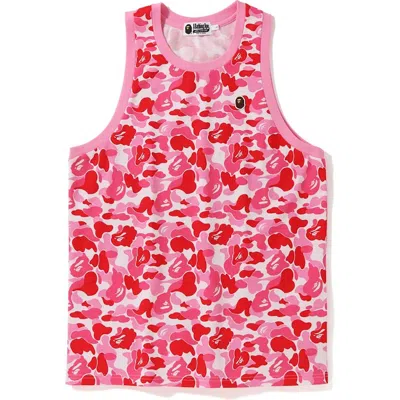 Pre-owned Bape Men's  Abc One Point Tank Top In Pink