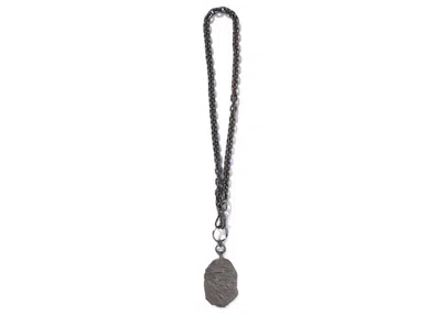 Pre-owned Bape Men's  Ape Head Chain Necklace In Black