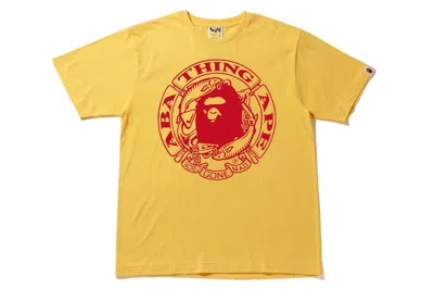 Pre-owned Bape Men's  Archive Graphic #5 Tee Shirt In Yellow