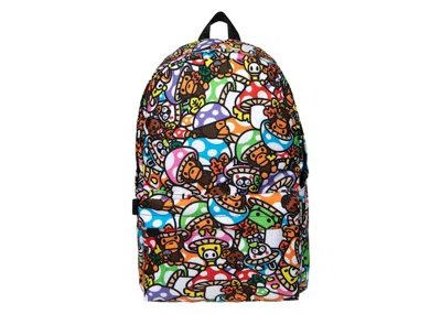 Pre-owned Bape Men's  Baby Milo Large Backpack In Multi