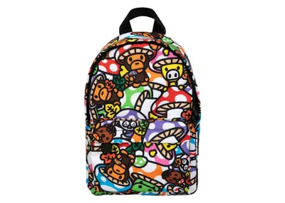 Pre-owned Bape Men's  Baby Milo Small Backpack In Multi