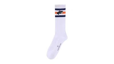 Pre-owned Bape Men's   Sta Socks Socks In White