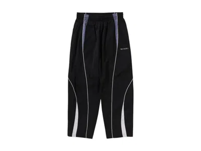 Pre-owned Bape Men's  Bathing Ape Logo Nylon Track Pants In Black